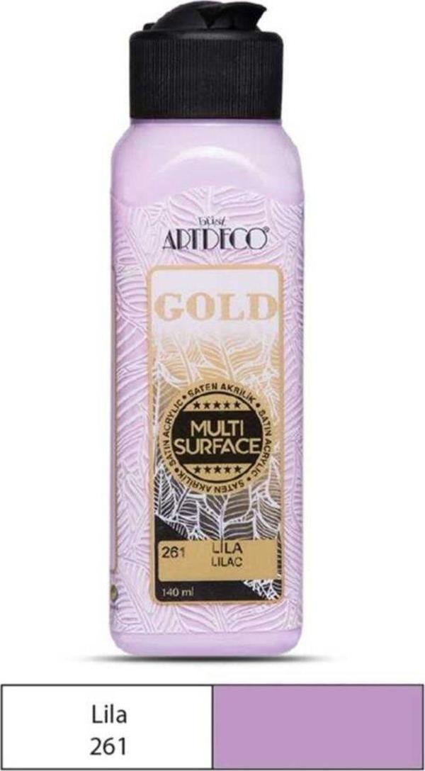 Mbb E-Ticaret Artdeco Gold Multisurface Akrilik Boya 140 Ml Lila - Image 1