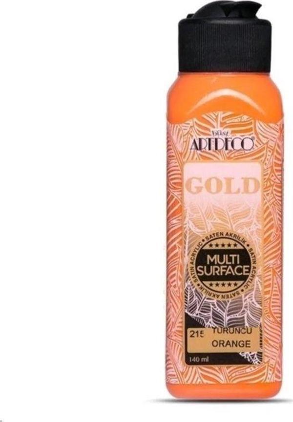 Mbb E-Ticaret Artdeco Turuncu Gold Akrilik Boya 140 Ml 215 P - Image 1