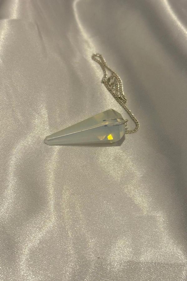 Kuarts Doğaltaş Pandül Sarkaç Doğaltaş Kuars Para Taşı 4cm Temizleme Palosanto - Image 1