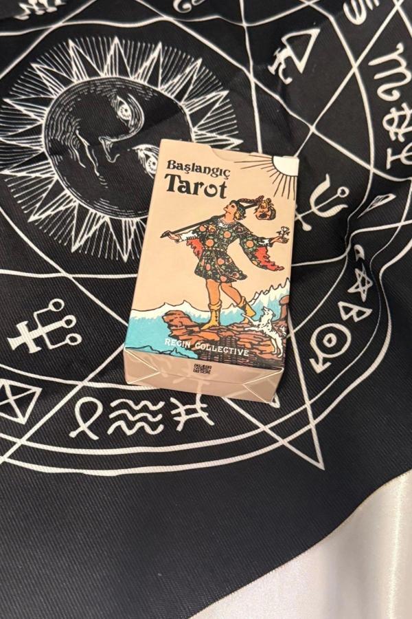 Tarot Orjinal Tarot Kart Regin Collegtive Başlangıç Tarot Destesi Ve Kitabı Örtüsü - Image 1