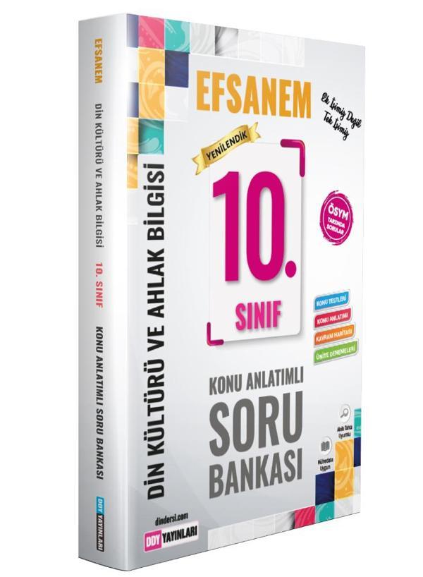 Ddy Yayınları 10.Sınıf Din Kültü ve Ahlak Bilgisi Efsane Konu Anlatımlı Soru Bankası - Image 1