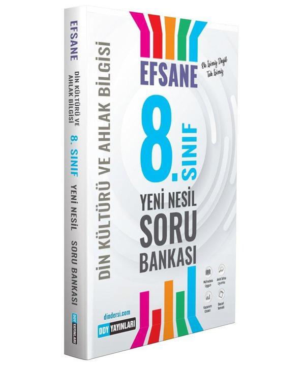 Ddy Yayınları 8.Sınıf Din Kültürü ve Ahlak Bilgisi Efsane Yeni Nesil Soru Bankası - DDY Yayınları - Image 1