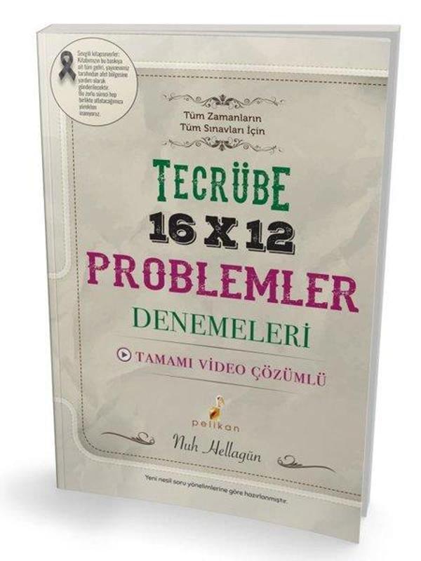 Tecrübe 16x12 Video Çözümlü Problemler Denemeleri - Pelikan Yayınları - Image 1