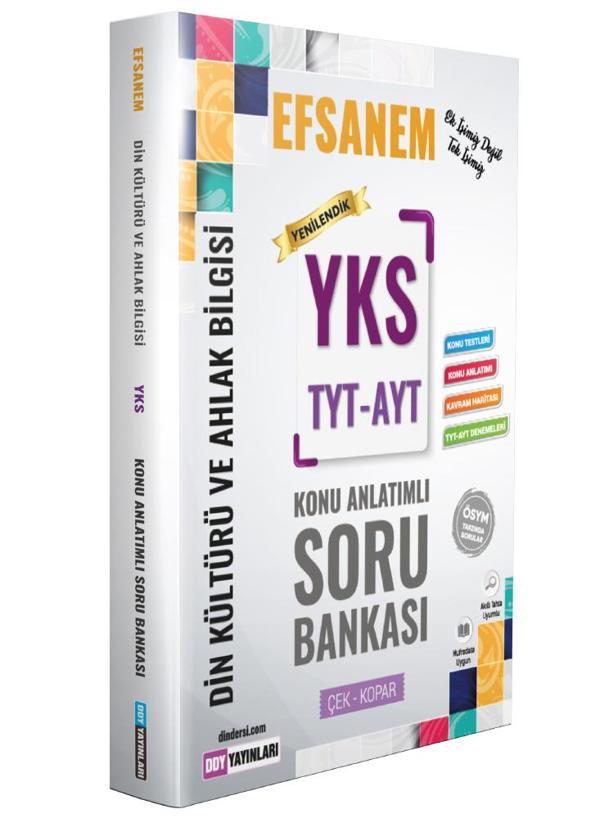 Ddy Yayınları YKS TYT AYT Din Kültürü ve Ahlak Bilgisi Efsane Konu Anlatımlı Soru Bankası - DDY Yayınları - Image 1