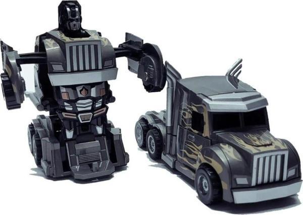 Transformer Tarzı Tıra Dönüşen 14 Cm Optimus Prime Robot Olan TIR - Image 1