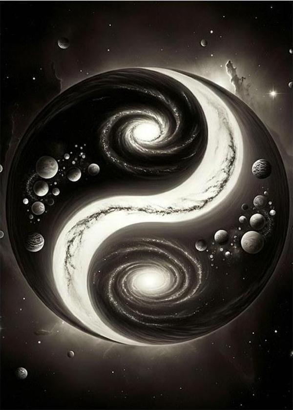 Yin Ve Yang Sembolü Hediyelik Ahşap Tablo - Image 1
