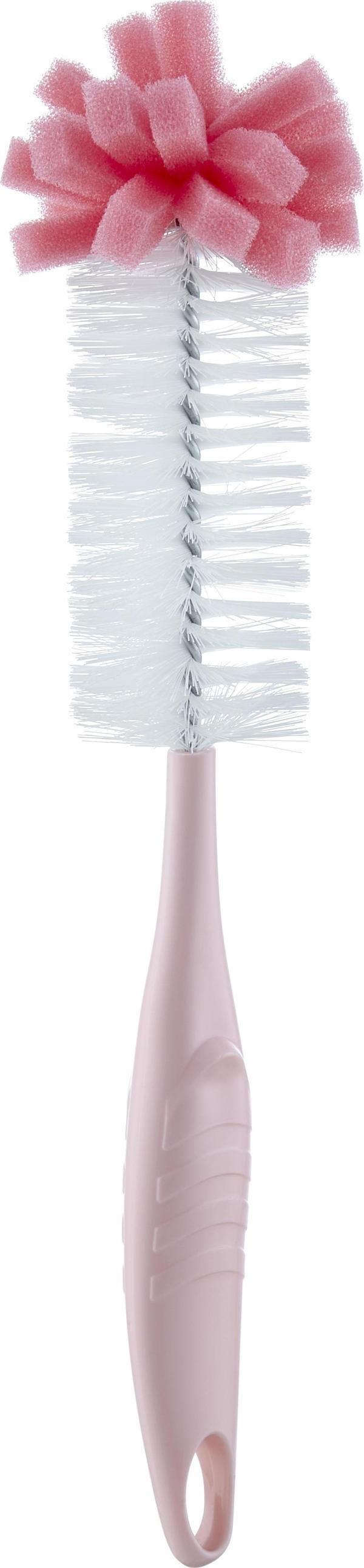 Babyjem Süngerli Biberon Fırçası Pembe - Image 1