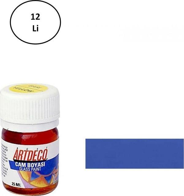 Mbb E-Ticaret Cam Boyası 25Ml Mavi 12'Li - Image 1