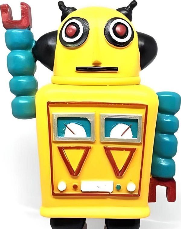 Mbb E-Ticaret Decotown Nostaljik Sevimli Uzaylı Robot Şeklinde Figür Biblo - Image 1