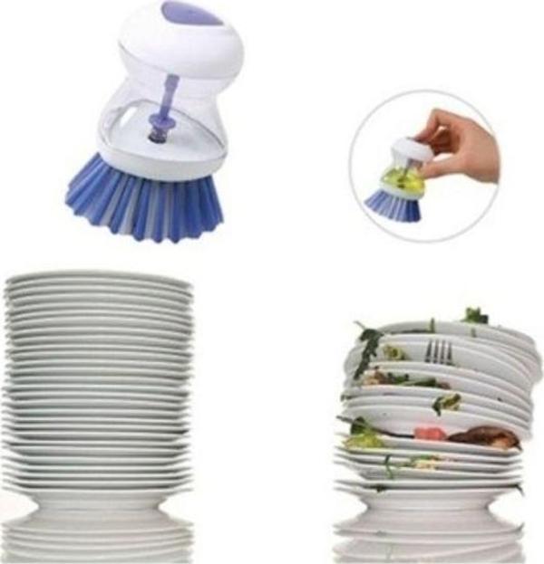 Mbb E-Ticaret Deterjan Hazneli Bulaşık Fırçası Alk-397 - Image 1