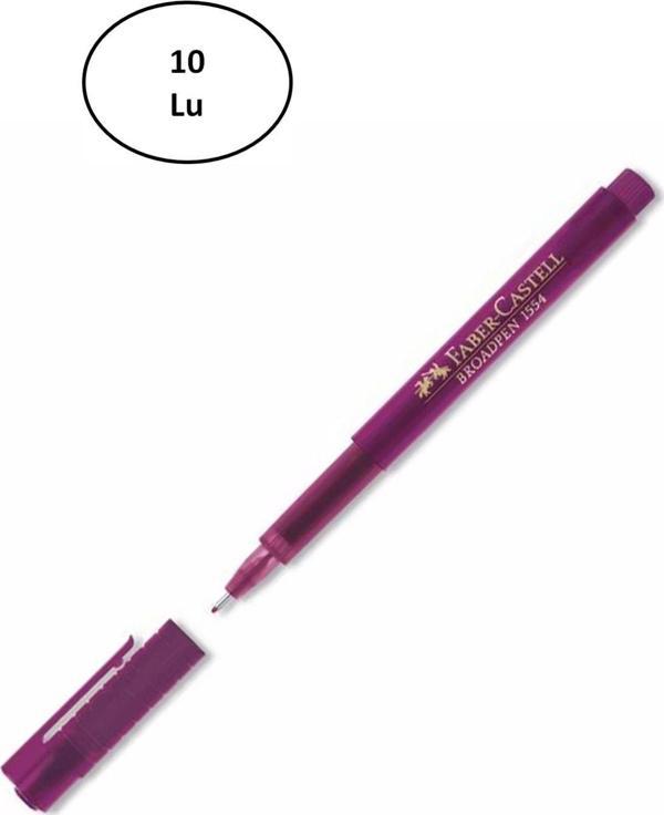 Mbb E-Ticaret Faber Castell Broadpen Magenta 10'Lu - Image 1