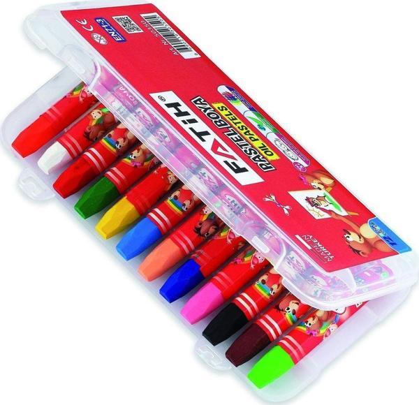  Fatih Pastel Boya 12 Renk King Size Çantalı - Lisinya - Image 1