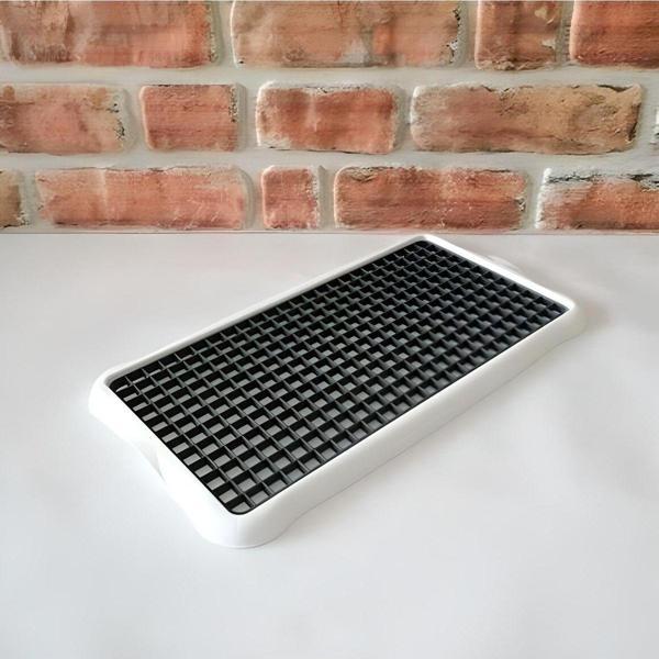 Mbb E-Ticaret Pratik Lavabo Tezgah Üstü Bulaşık Kurutmalığı Süzmatik 22X40 Cm - Image 1