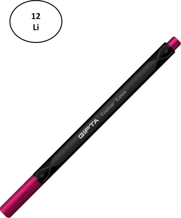 Mbb E-Ticaret Fınelıner Kalem 0,4 Mm Bordo K600014 12'Li - Image 1