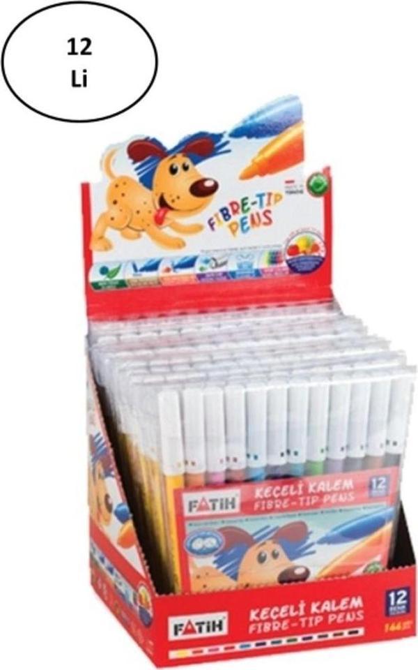 Mbb E-Ticaret Keçeli Boya Kalemi 12 Renk - Image 1