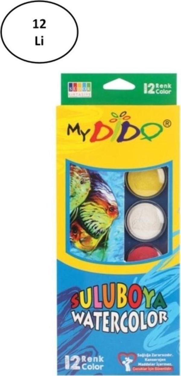 Mbb E-Ticaret Mydido Sulu Boya 12 Li Küçük 12'Li - Image 1