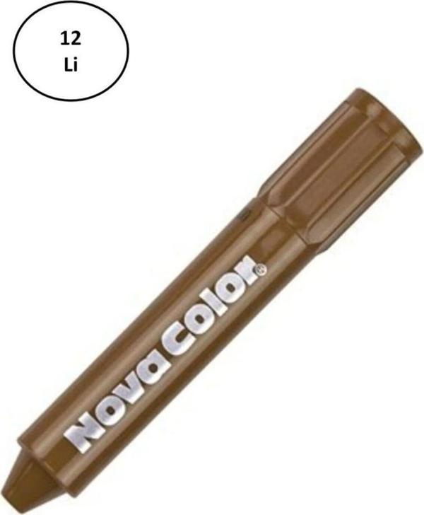 Mbb E-Ticaret Nova Color Nc-205 Kahverengiyüz Boyası 12'Li - Image 1