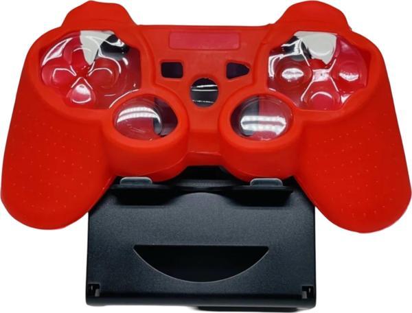 YUES Ps3 Joystick Silikon Kılıf Dualshock Koruyucu Kılıf Kırmızı - Image 1