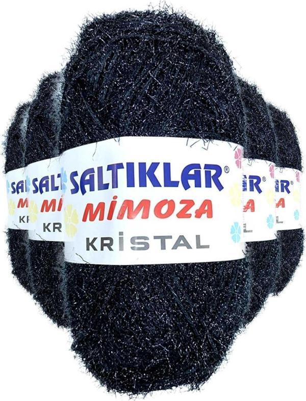Mbb E-Ticaret 5 Adet Mimoza Kristal Işıltılı Şal Patik Yelek Ipi Siyah - Image 1