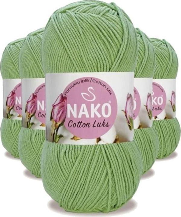 Nako 5 Adet Cotton Lüks Yelek Tunik Kazak Bluz Hırka İpi Yünü Çağla 97578 - Image 1