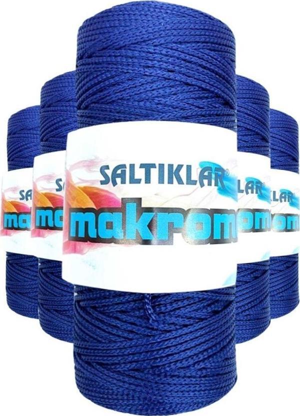 Mbb E-Ticaret 5 Adet Polyester Makrome Ipi 370 Lacivert 100 Gr - Image 1