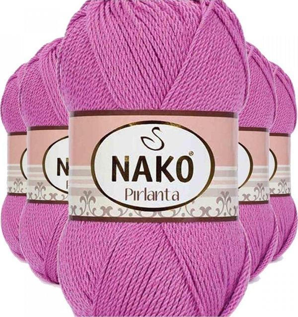 Mbb E-Ticaret 5 Adet Pırlanta Amigurumi El Örgü Ipi Yünü Gül 1249 - Image 1