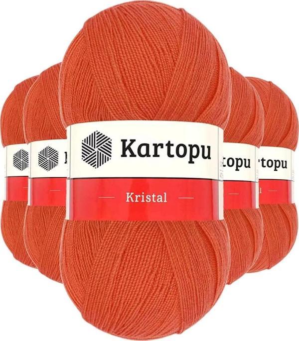 Mbb E-Ticaret 5 Adet Kristal Çift Katlı El Örgü Lif İpi Narenciye K1212 - Image 1