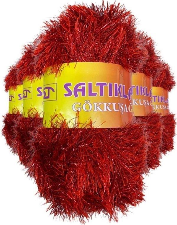 Saltıklar 5 Adet Gökkuşağı El Örgü Ipi Yünü 04 - Image 1