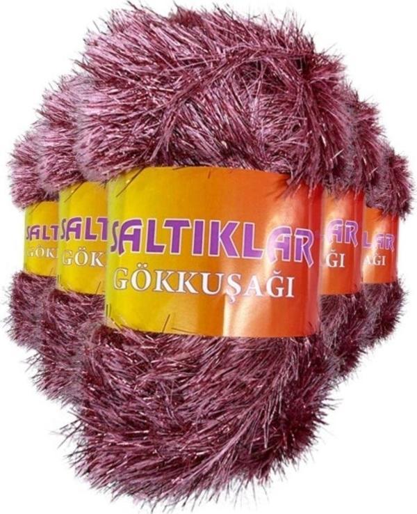 Saltıklar 5 Adet Gökkuşağı El Örgü İpi Yünü 28 - Image 1