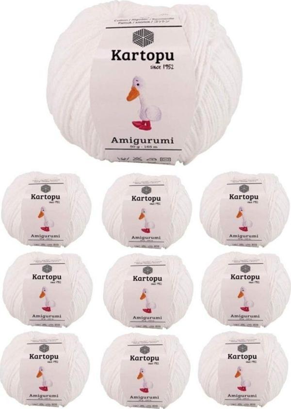 Mbb E-Ticaret 10 Adet Amigurumi El Örgü Ipi 50Gr 010 - Image 1