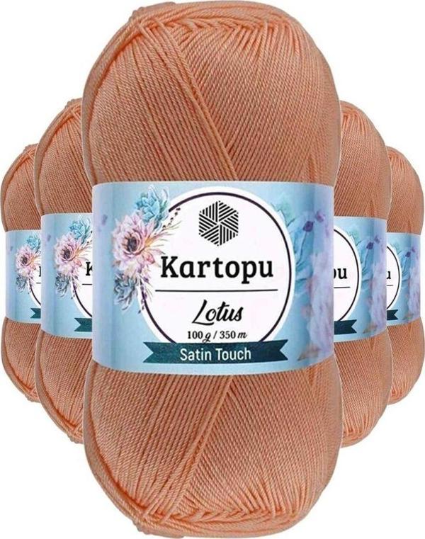 Mbb E-Ticaret 5 Adet Lotus Bikini Büstiyer Bluz Örgü İpi K277 Şeftali - Image 1