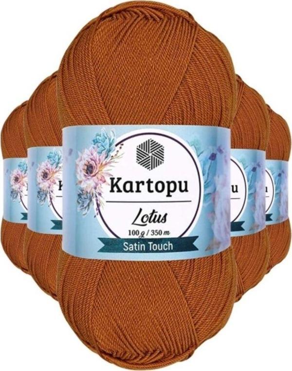 Mbb E-Ticaret 5 Adet Lotus Bikini Büstiyer Bluz Örgü İpi K302 Tarçın - Image 1