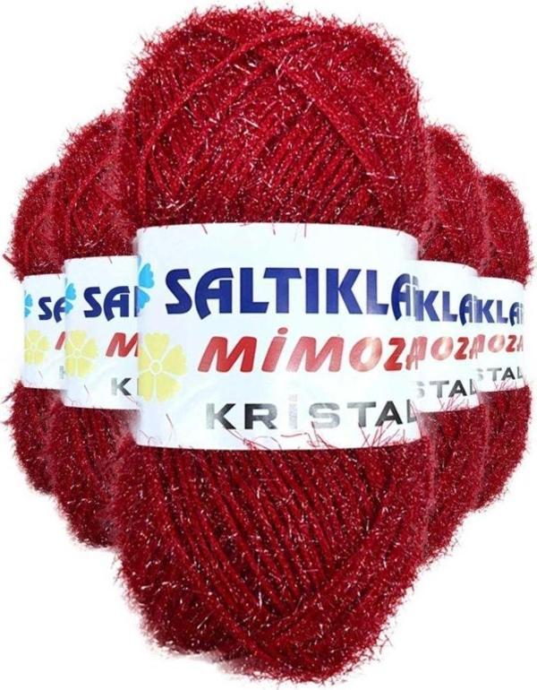 Mbb E-Ticaret 5 Adet Mimoza Kristal Işıltılı Şal Patik Yelek Ipi 24 - Image 1