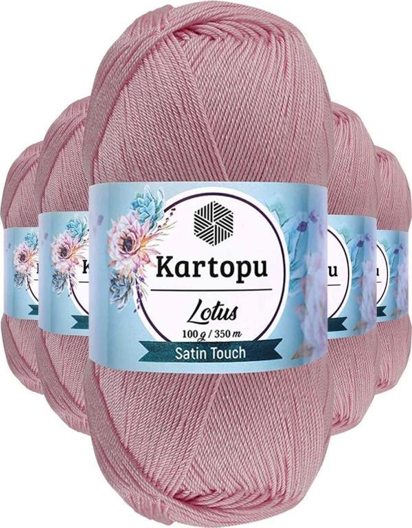 Mbb E-Ticaret 5 Adet Lotus Bikini Büstiyer Bluz Örgü Ipi K768 Açık Pembe - Image 1