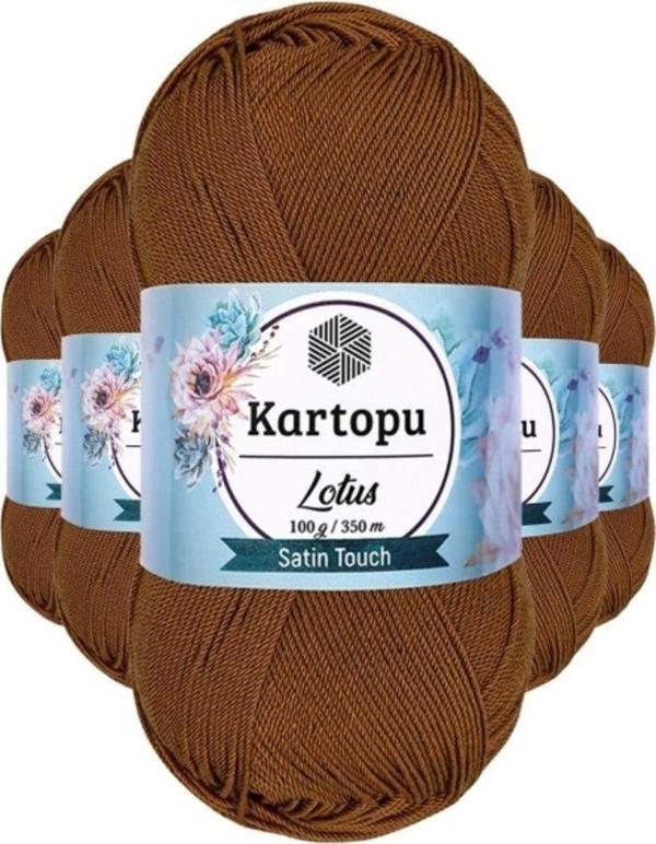Mbb E-Ticaret 5 Adet Lotus Bikini Büstiyer Bluz Örgü İpi K840 Koyu Hardal - Image 1