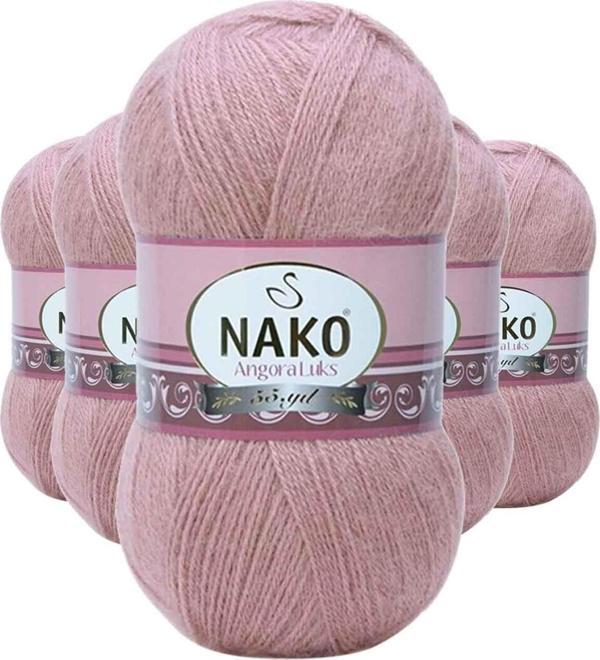 Angora 5 Adet Lüks El Örgü Ipi Gülbahar 10215 - Image 1