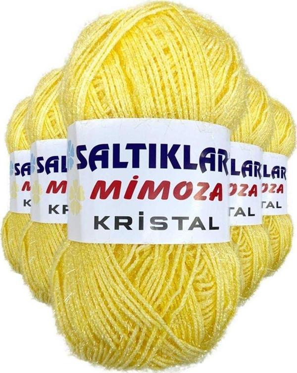 Mbb E-Ticaret 5 Adet Mimoza Kristal Işıltılı Şal Patik Yelek Ipi 48 - Image 1