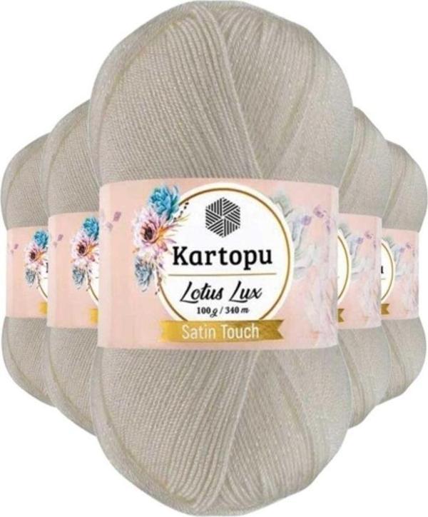 Mbb E-Ticaret 5 Adet Lotus Lux Bikini Büstiyer Bluz Simli Örgü İpi K019 Açık Krem - Image 1