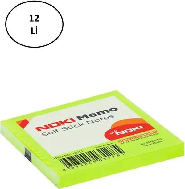 Mbb E-Ticaret Noki 12211 Yapışkanlı Not Kağıdı 75 X 75 Mm 80 Yaprak - Image 1