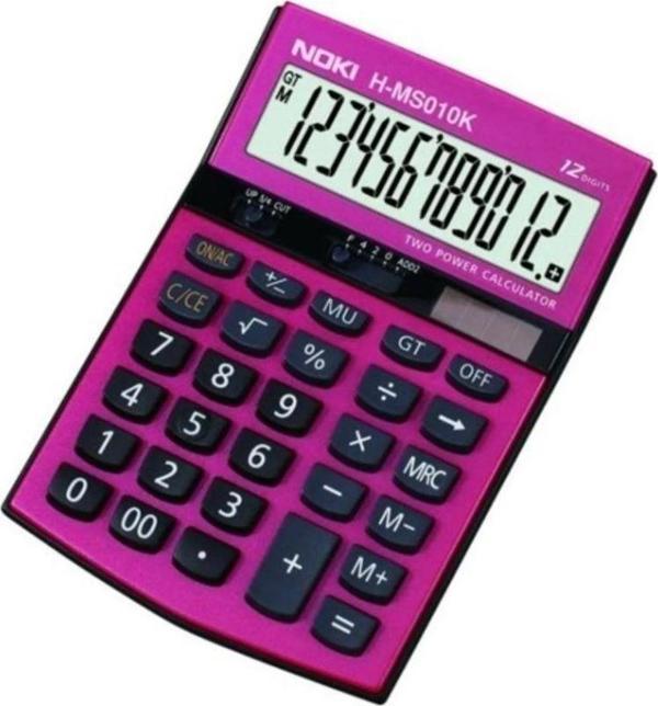 Mbb E-Ticaret Noki Hesap Makinesi 12 Hane Kırmızı H Ms010K - Image 1