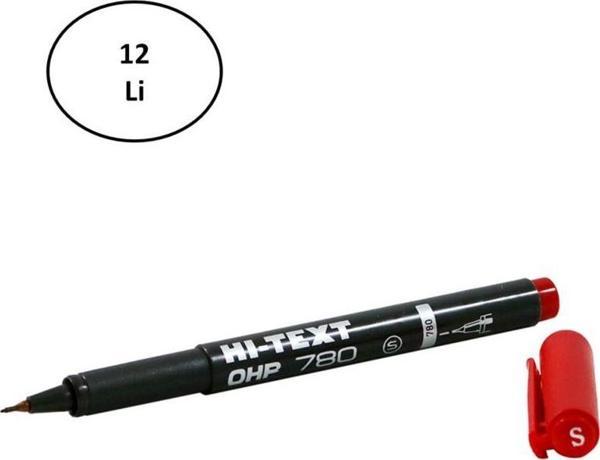 Mbb E-Ticaret Noki Hi-Text Asetat Kalemi (S) Kırmızı 12'Li - Image 1