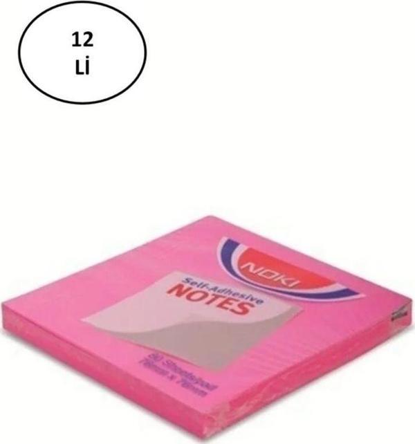 Mbb E-Ticaret Noki Memo Yapışkanlı Not Kağıdı 75 X 75 Mm Pembe - Image 1