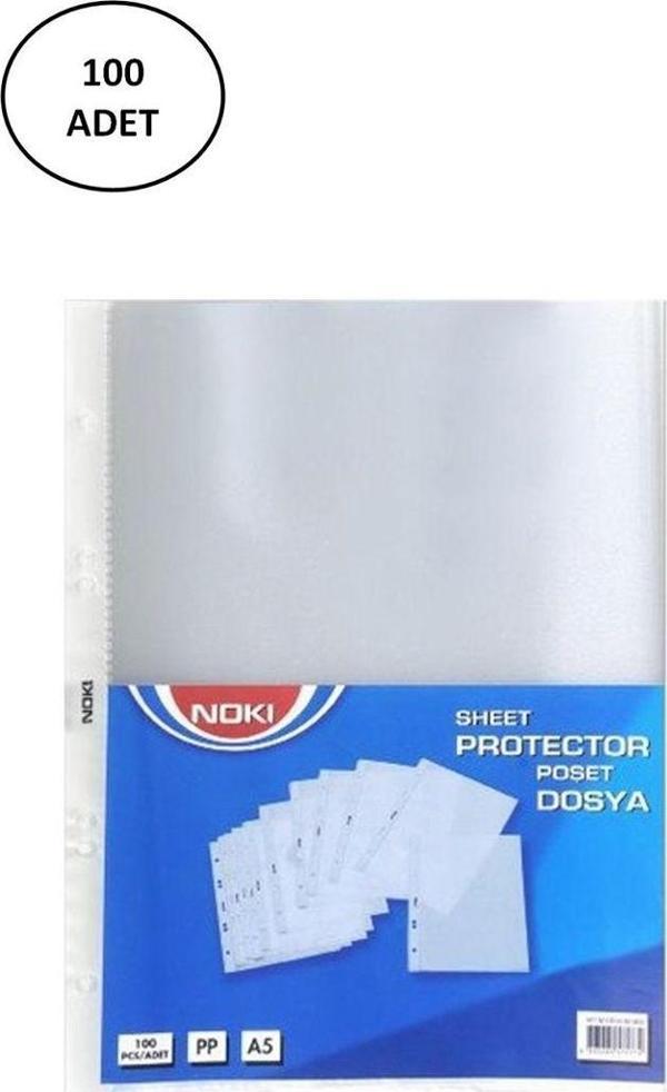 Mbb E-Ticaret Noki Poşet Dosya A5 100 Adet - Image 1