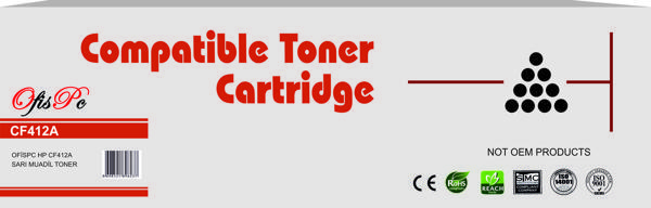 OfisPc HP CF412A Sarı Muadil Toner M452NW-M477-M377 - Image 1