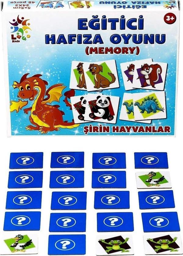 Mbb E-Ticaret Laço Puzzle Lc022 Eğitici Hafıza Oyunu Şirin Hayvanlar - Image 1