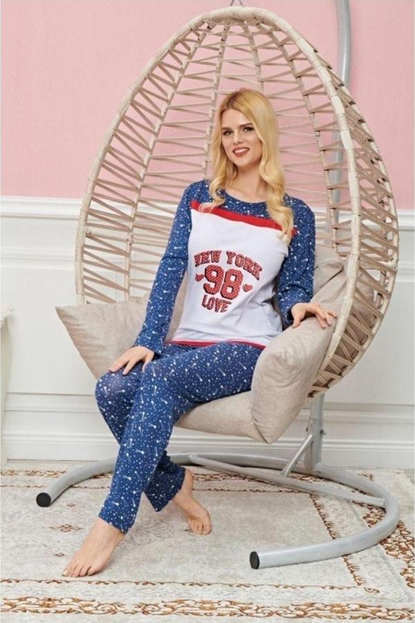 Mbb E-Ticaret Uzun Kollu Pijama Takımı Model No 7569 - Image 1
