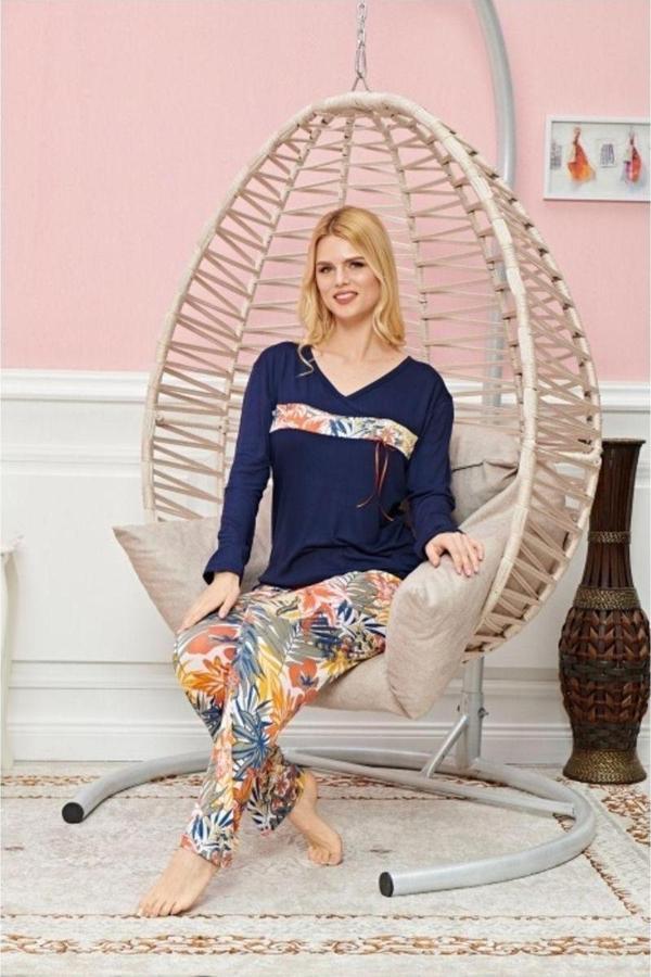Mbb E-Ticaret Uzun Kollu Pijama Takımı Model No 7572 - Image 1