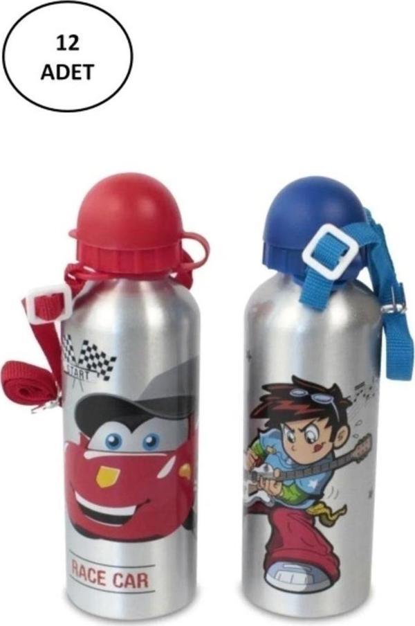 Mbb E-Ticaret Cem Suluk Alüminyum Matara 500 Ml 12 Adet - Image 1