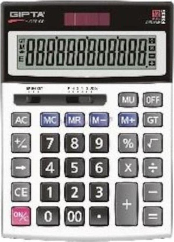 Mbb E-Ticaret Gıpta F303500 12 Hane Hesap Makinesi Masa Tipi - Image 1