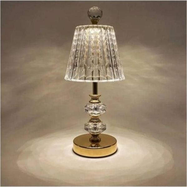 Mbb E-Ticaret Akrilik Dekoratif Dokunmatik Şarjlı Masa Lambası Akıllı Led Atmosfer Gece Lambası 31,5X12,5 - Image 1